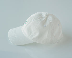 casquette fleur - blanc cassé