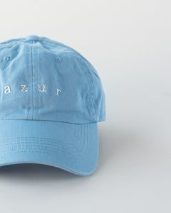 casquette azur - bleu