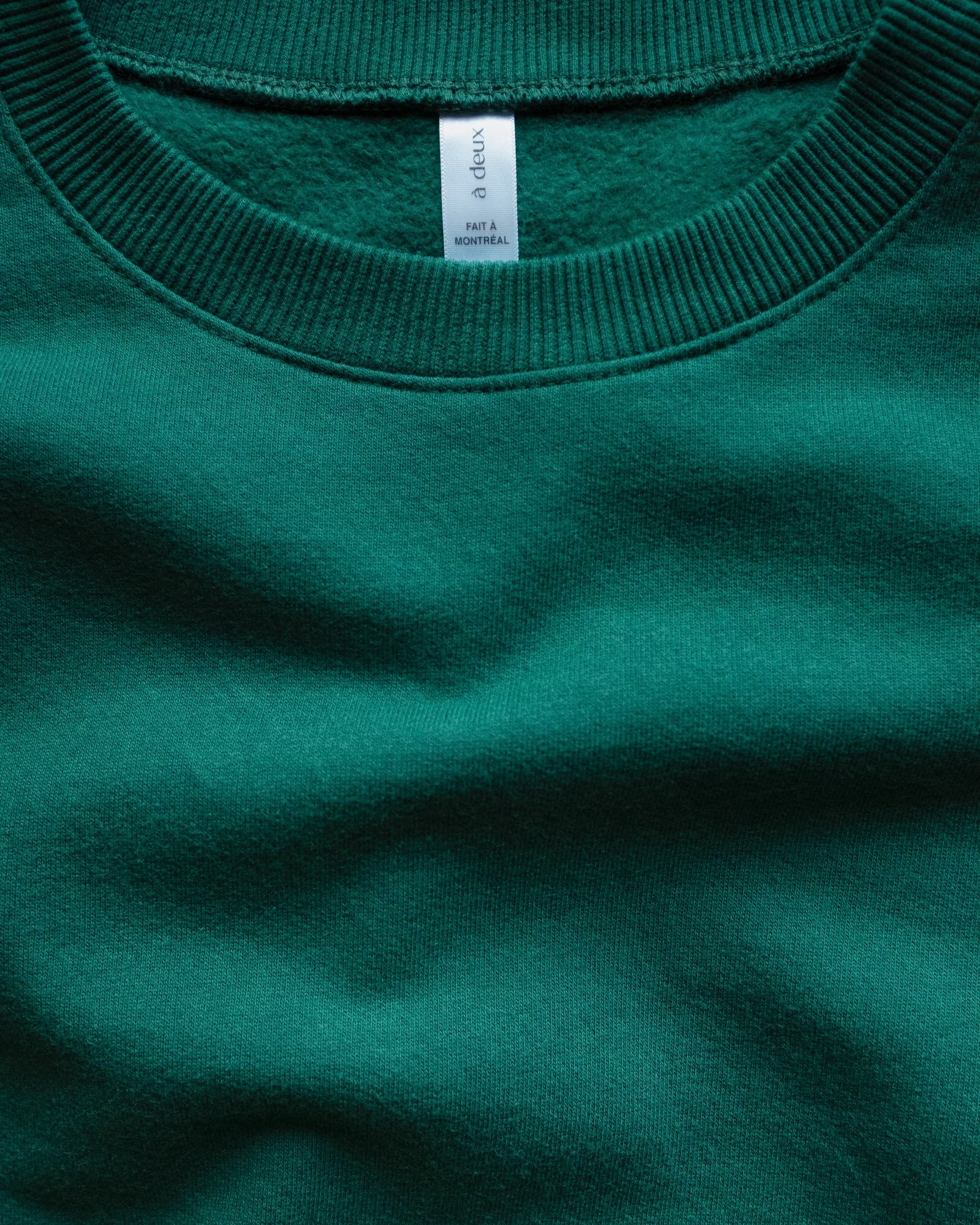 crewneck vert forêt